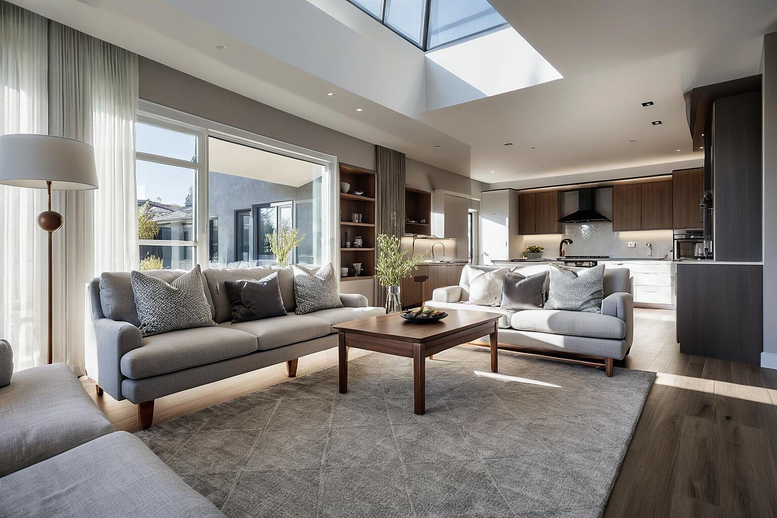 Kitchen Lounge • Render • Dramatic